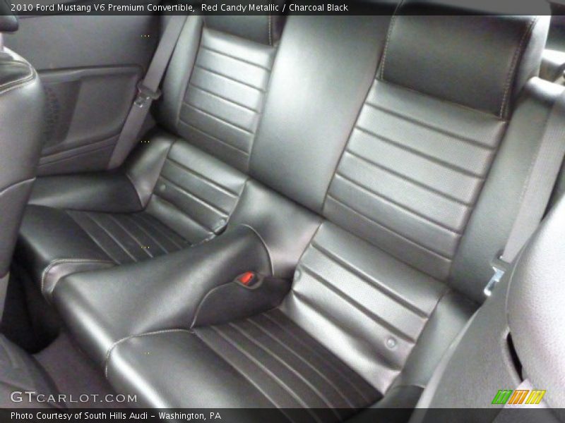Red Candy Metallic / Charcoal Black 2010 Ford Mustang V6 Premium Convertible