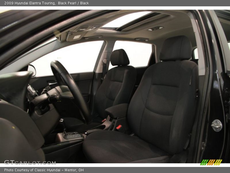 Black Pearl / Black 2009 Hyundai Elantra Touring