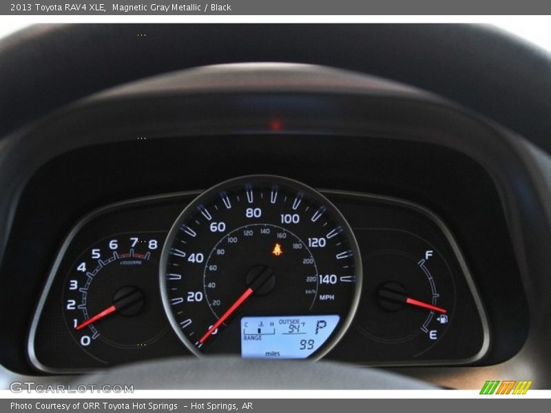 Magnetic Gray Metallic / Black 2013 Toyota RAV4 XLE