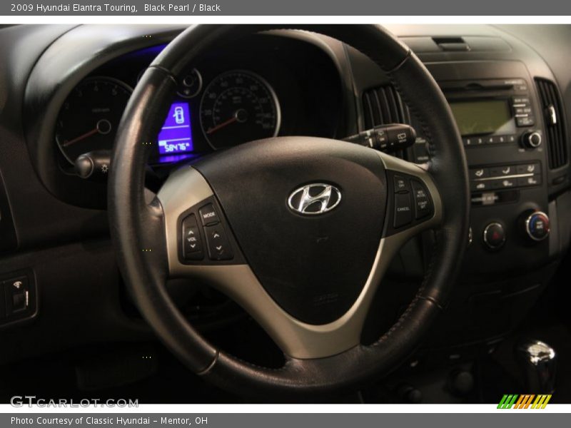 Black Pearl / Black 2009 Hyundai Elantra Touring