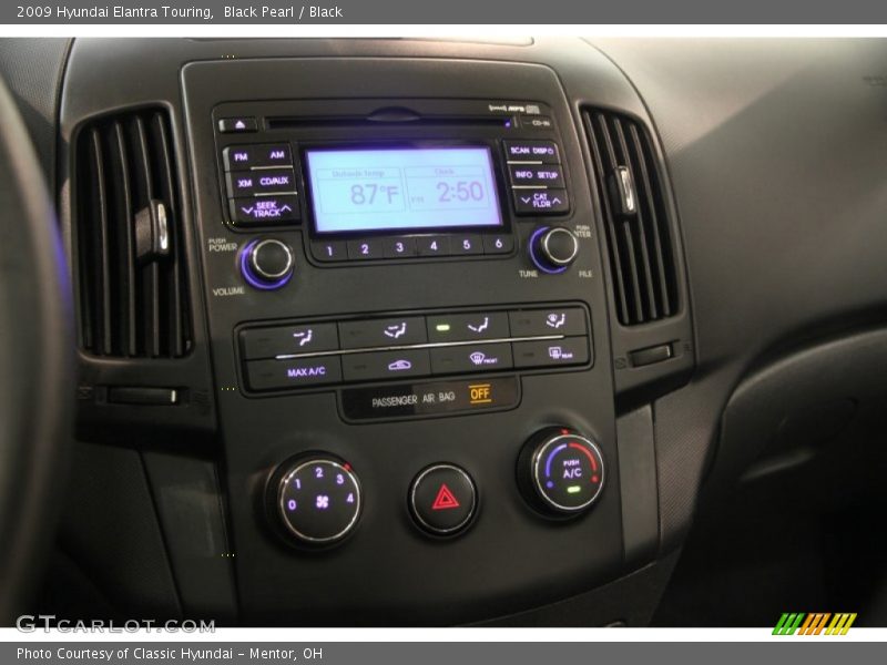 Black Pearl / Black 2009 Hyundai Elantra Touring