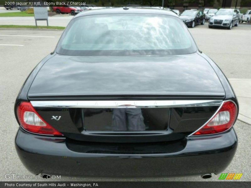 Ebony Black / Charcoal 2008 Jaguar XJ XJ8