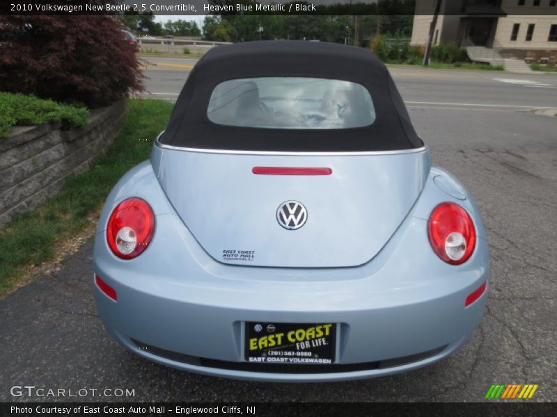 Heaven Blue Metallic / Black 2010 Volkswagen New Beetle 2.5 Convertible