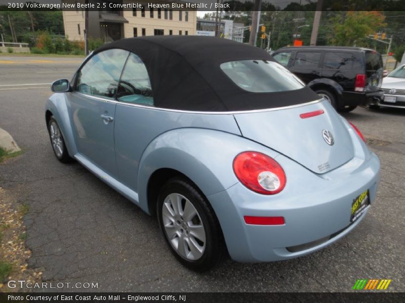 Heaven Blue Metallic / Black 2010 Volkswagen New Beetle 2.5 Convertible
