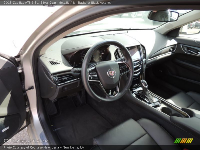 Silver Coast Metallic / Jet Black/Jet Black Accents 2013 Cadillac ATS 2.5L