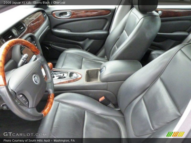 Ebony Black / Charcoal 2008 Jaguar XJ XJ8
