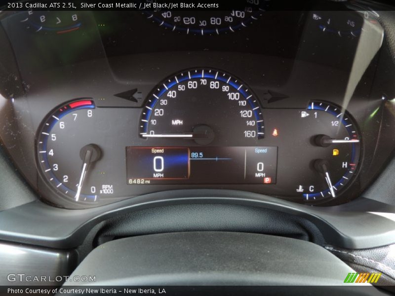 Silver Coast Metallic / Jet Black/Jet Black Accents 2013 Cadillac ATS 2.5L