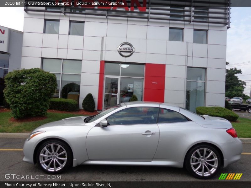 Liquid Platinum / Graphite 2010 Infiniti G 37 S Sport Convertible