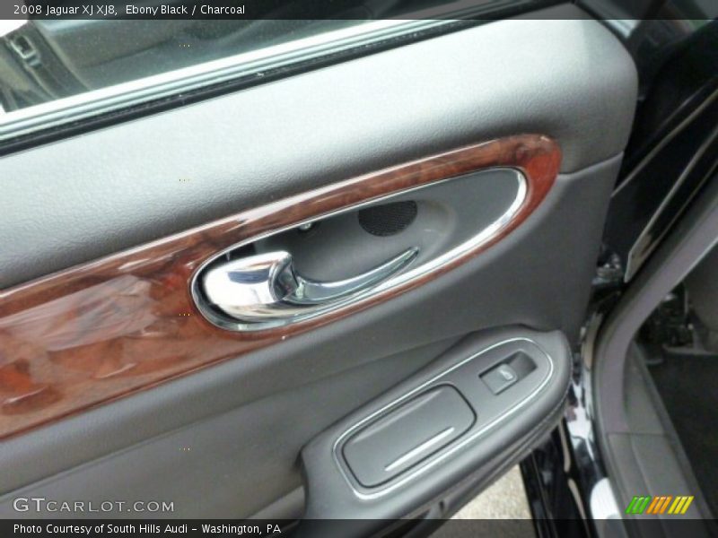 Ebony Black / Charcoal 2008 Jaguar XJ XJ8