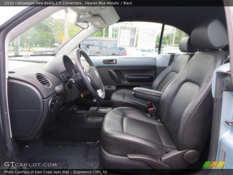 Heaven Blue Metallic / Black 2010 Volkswagen New Beetle 2.5 Convertible