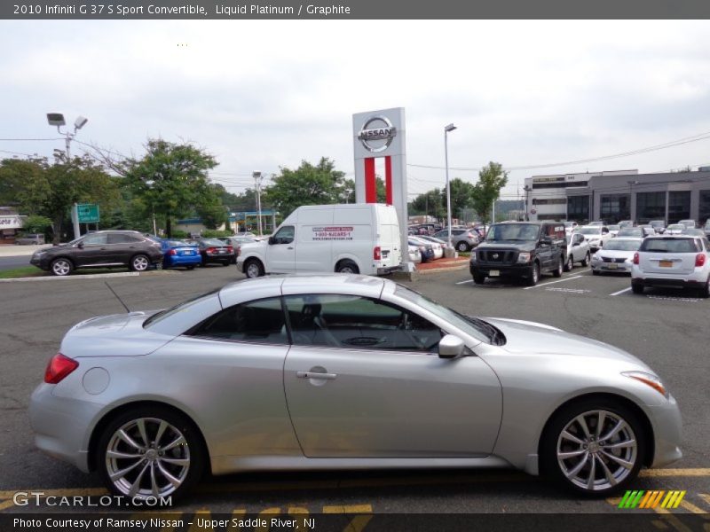 Liquid Platinum / Graphite 2010 Infiniti G 37 S Sport Convertible