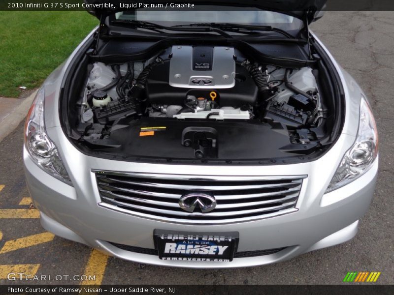 Liquid Platinum / Graphite 2010 Infiniti G 37 S Sport Convertible