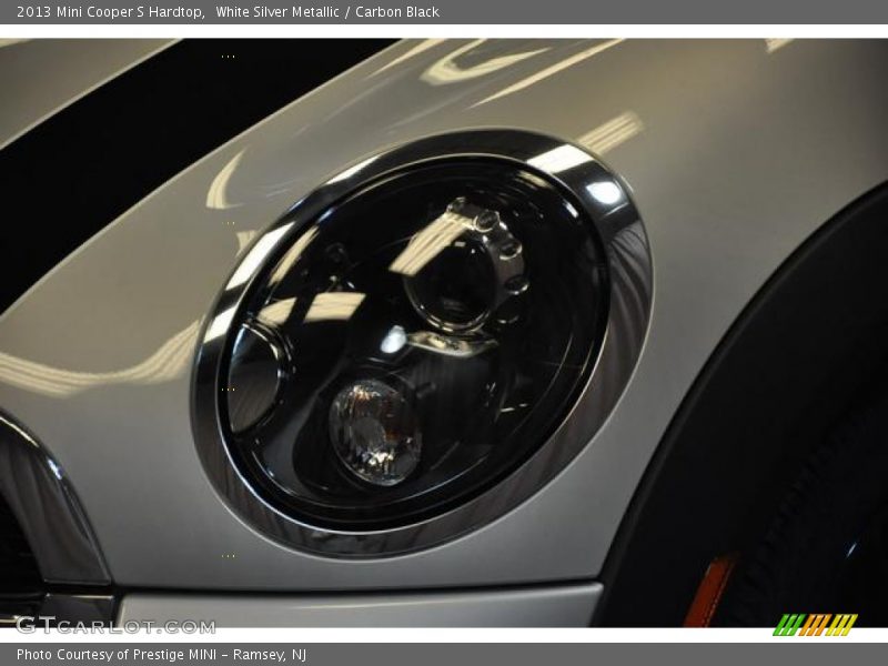 White Silver Metallic / Carbon Black 2013 Mini Cooper S Hardtop