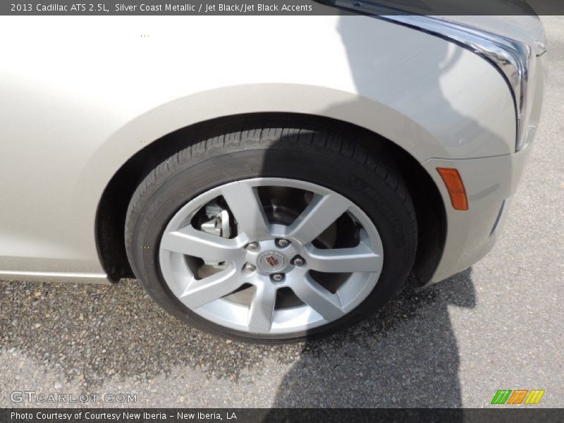 Silver Coast Metallic / Jet Black/Jet Black Accents 2013 Cadillac ATS 2.5L