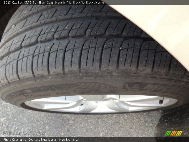 Silver Coast Metallic / Jet Black/Jet Black Accents 2013 Cadillac ATS 2.5L