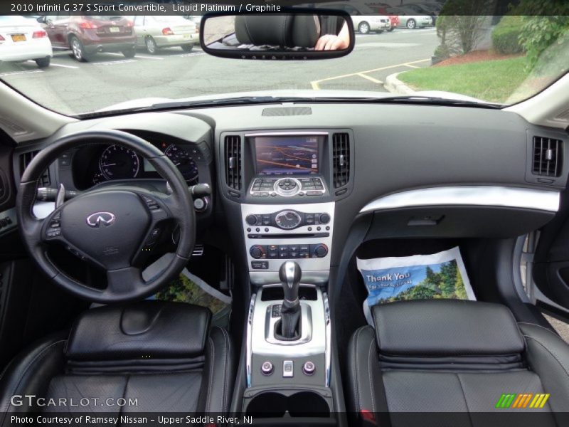 Liquid Platinum / Graphite 2010 Infiniti G 37 S Sport Convertible