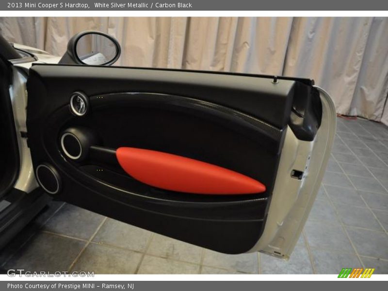 White Silver Metallic / Carbon Black 2013 Mini Cooper S Hardtop