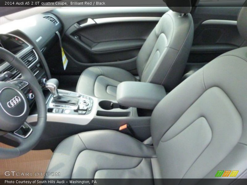 Brilliant Red / Black 2014 Audi A5 2.0T quattro Coupe