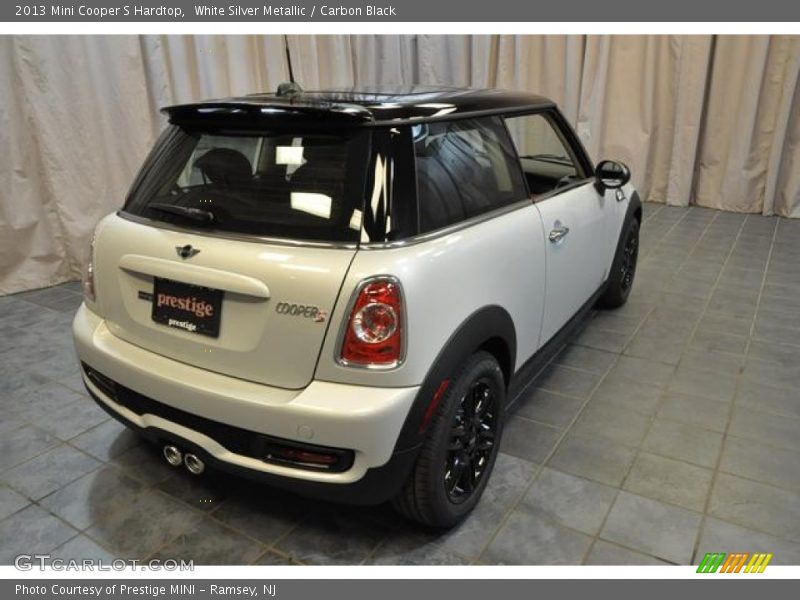 White Silver Metallic / Carbon Black 2013 Mini Cooper S Hardtop