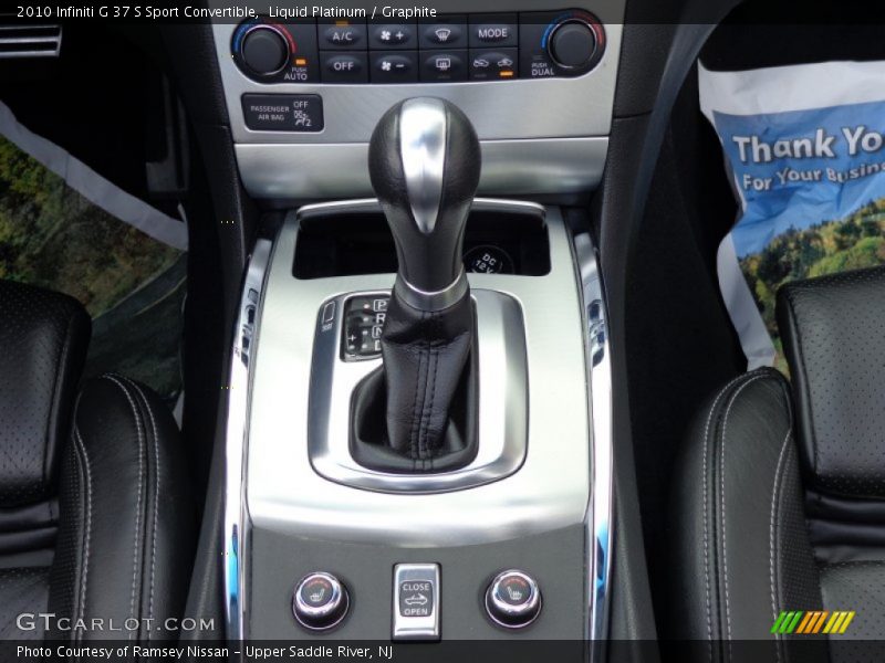 Liquid Platinum / Graphite 2010 Infiniti G 37 S Sport Convertible