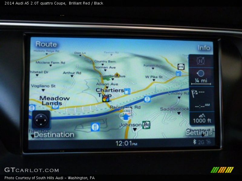 Brilliant Red / Black 2014 Audi A5 2.0T quattro Coupe