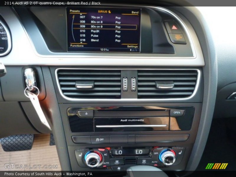 Controls of 2014 A5 2.0T quattro Coupe