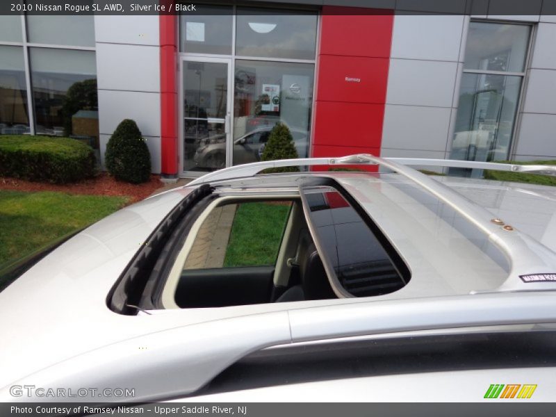 Silver Ice / Black 2010 Nissan Rogue SL AWD