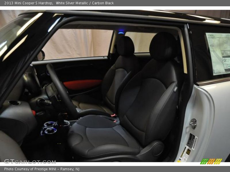 White Silver Metallic / Carbon Black 2013 Mini Cooper S Hardtop