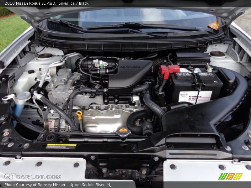 Silver Ice / Black 2010 Nissan Rogue SL AWD