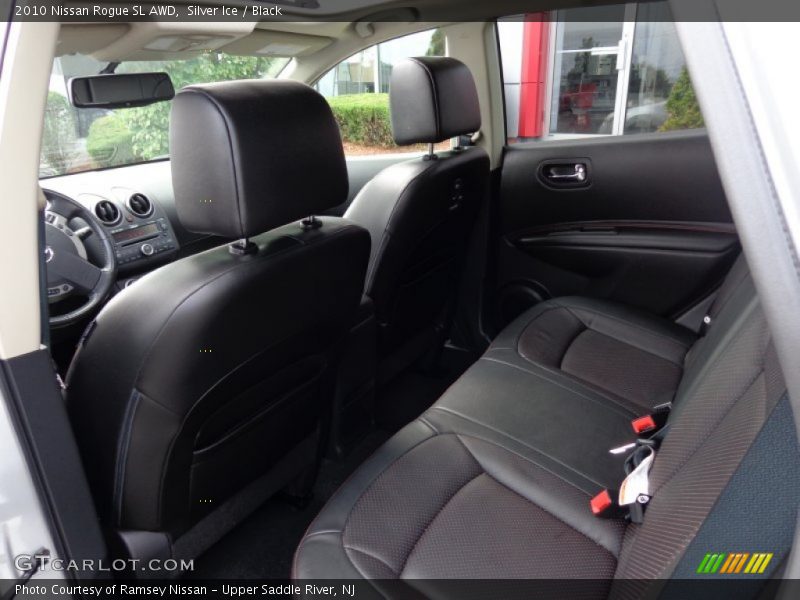 Silver Ice / Black 2010 Nissan Rogue SL AWD