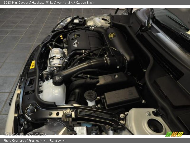 White Silver Metallic / Carbon Black 2013 Mini Cooper S Hardtop