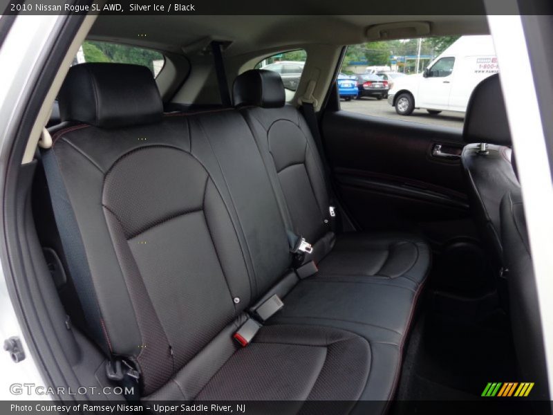 Silver Ice / Black 2010 Nissan Rogue SL AWD