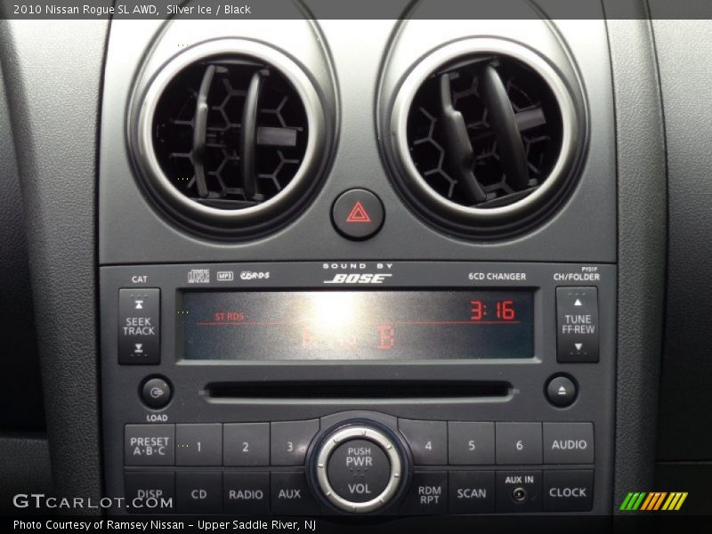 Silver Ice / Black 2010 Nissan Rogue SL AWD