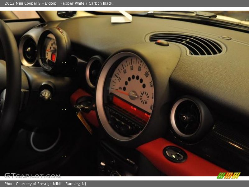 Pepper White / Carbon Black 2013 Mini Cooper S Hardtop