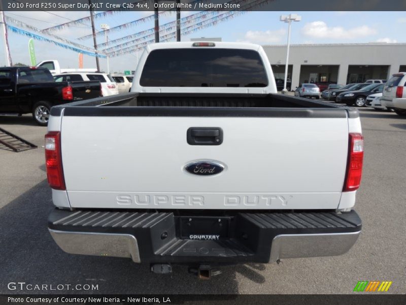 Oxford White / Medium Stone 2010 Ford F250 Super Duty XLT Crew Cab 4x4