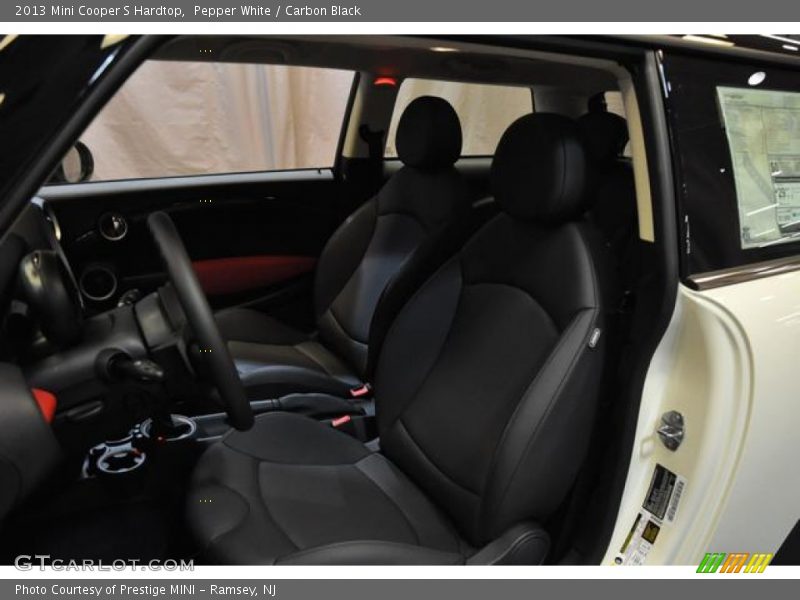 Pepper White / Carbon Black 2013 Mini Cooper S Hardtop