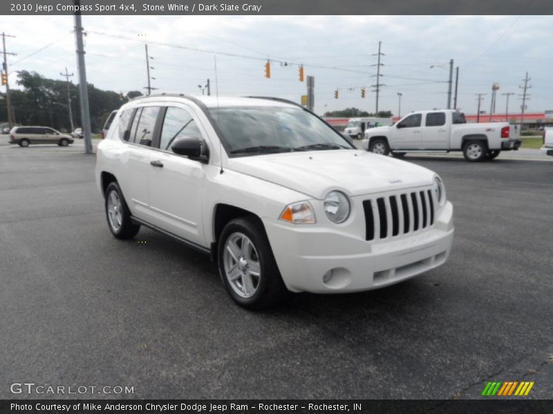 Stone White / Dark Slate Gray 2010 Jeep Compass Sport 4x4