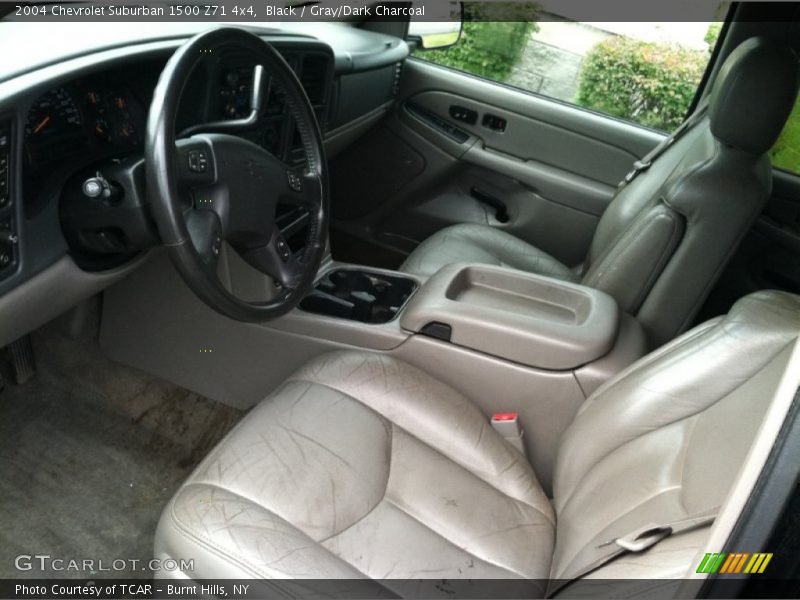 Black / Gray/Dark Charcoal 2004 Chevrolet Suburban 1500 Z71 4x4