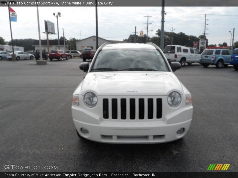 Stone White / Dark Slate Gray 2010 Jeep Compass Sport 4x4