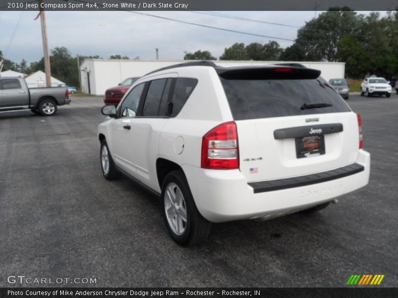 Stone White / Dark Slate Gray 2010 Jeep Compass Sport 4x4