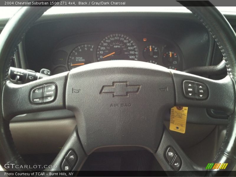 Black / Gray/Dark Charcoal 2004 Chevrolet Suburban 1500 Z71 4x4