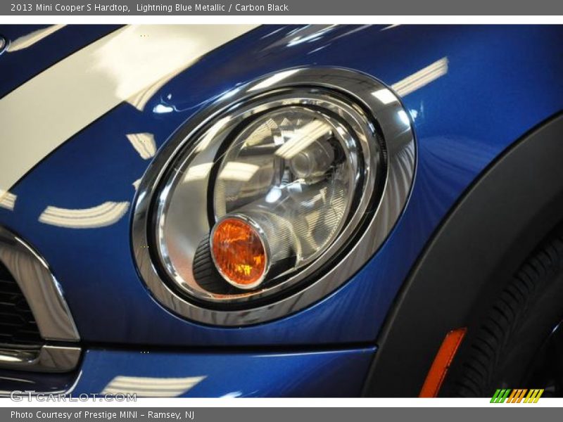 Lightning Blue Metallic / Carbon Black 2013 Mini Cooper S Hardtop