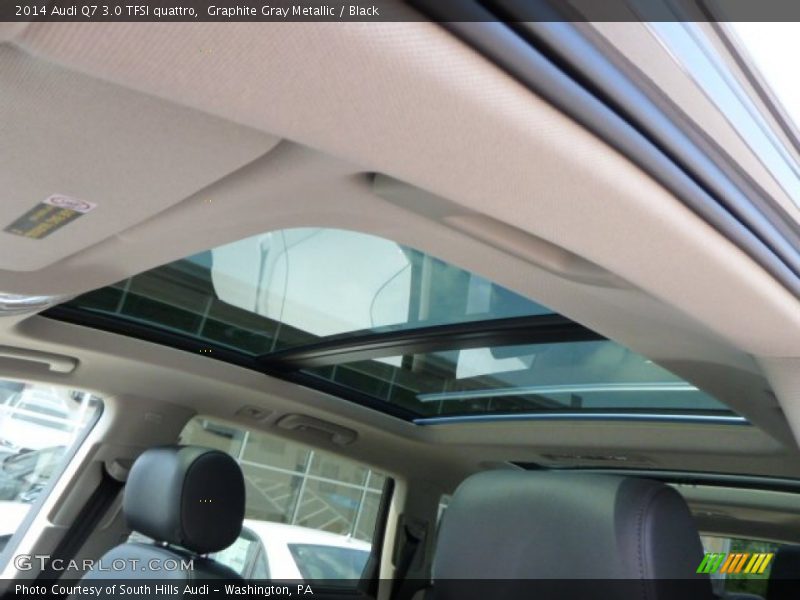 Sunroof of 2014 Q7 3.0 TFSI quattro