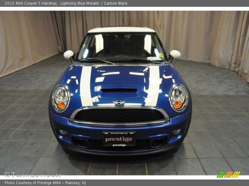 Lightning Blue Metallic / Carbon Black 2013 Mini Cooper S Hardtop