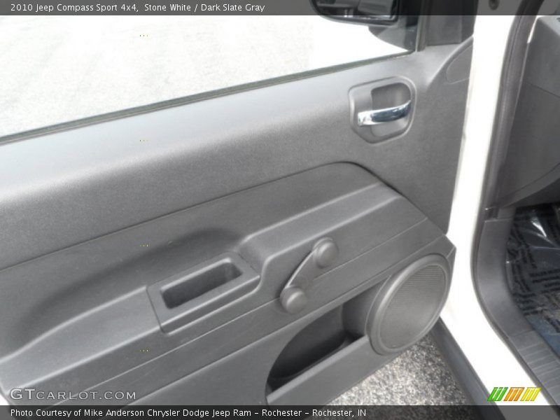 Stone White / Dark Slate Gray 2010 Jeep Compass Sport 4x4