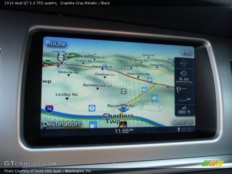 Graphite Gray Metallic / Black 2014 Audi Q7 3.0 TFSI quattro
