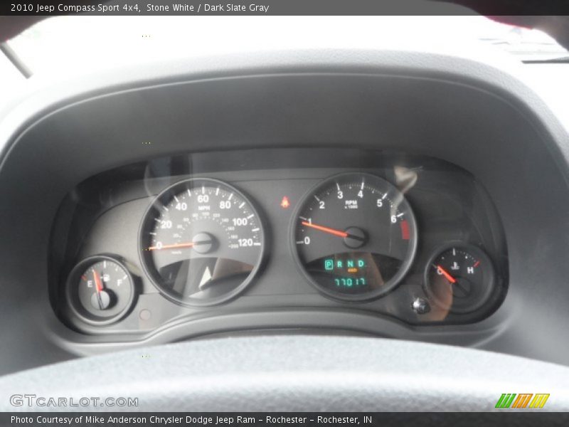 Stone White / Dark Slate Gray 2010 Jeep Compass Sport 4x4
