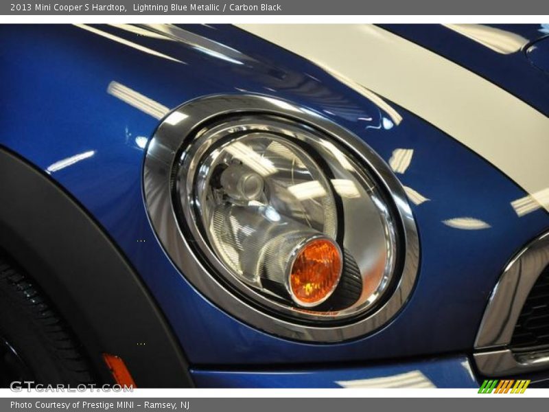 Lightning Blue Metallic / Carbon Black 2013 Mini Cooper S Hardtop