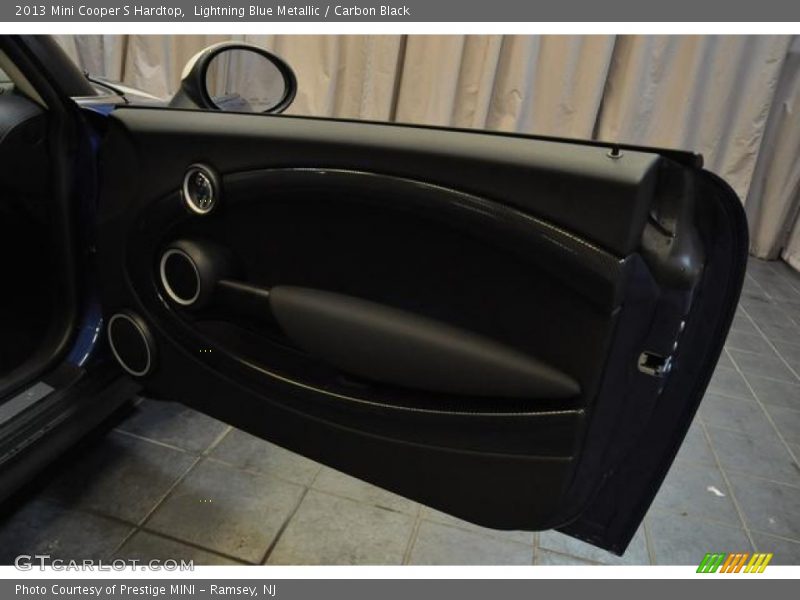 Lightning Blue Metallic / Carbon Black 2013 Mini Cooper S Hardtop