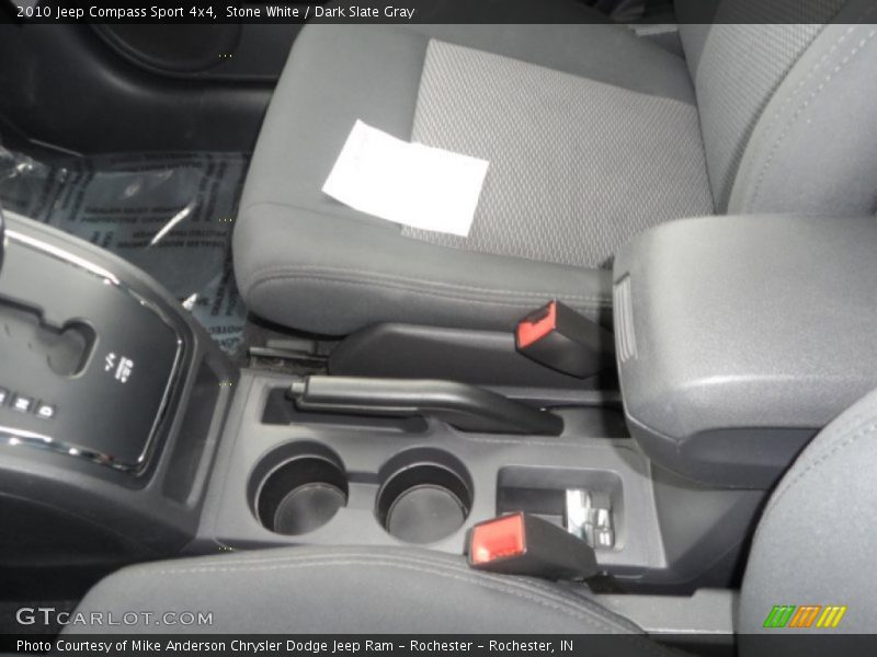 Stone White / Dark Slate Gray 2010 Jeep Compass Sport 4x4